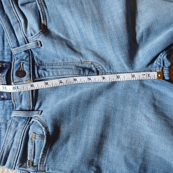 Hollister Light Blue Distressed Flare Jeans - High Rise - 1R - Picture 5 of 5